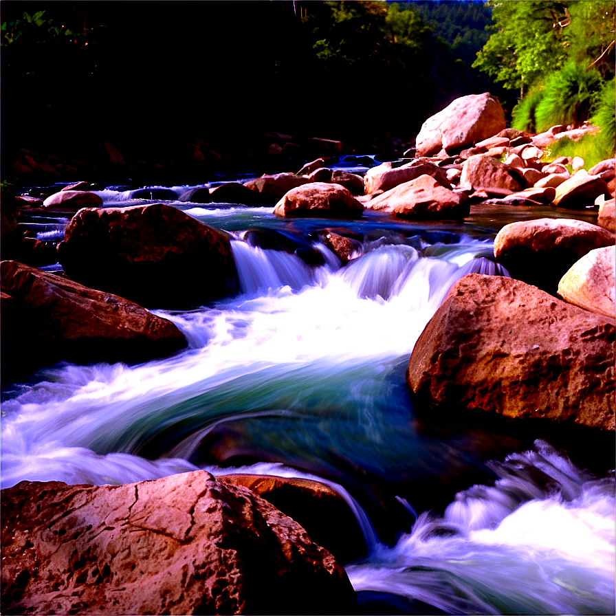 Stream With Rapids Png Vqj PNG image