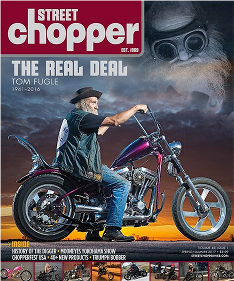 Street Chopper Magazine Cover The Real Deal PNG image