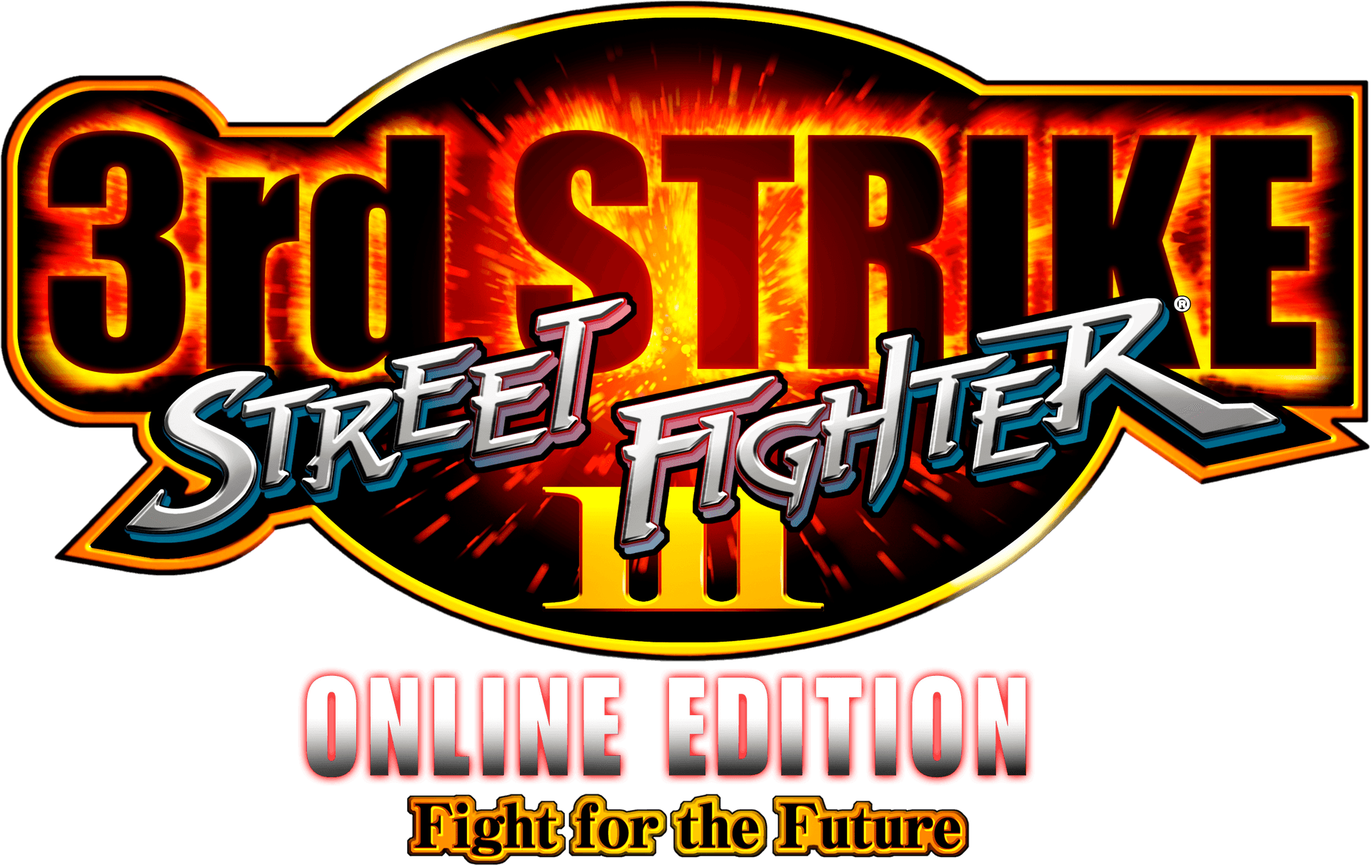 Street Fighter3rd Strike Online Edition Logo PNG image