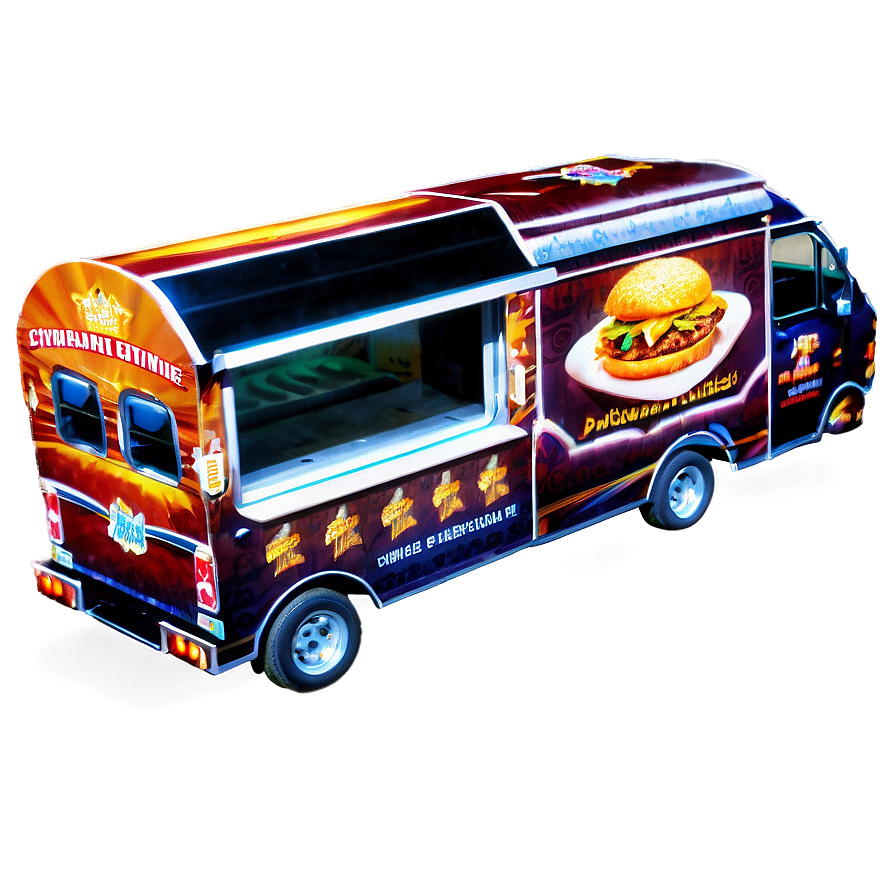 Street Food Truck Png 05252024 PNG image