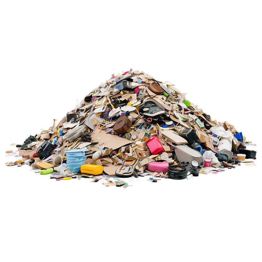 Street Garbage Pile Png 05242024 PNG image