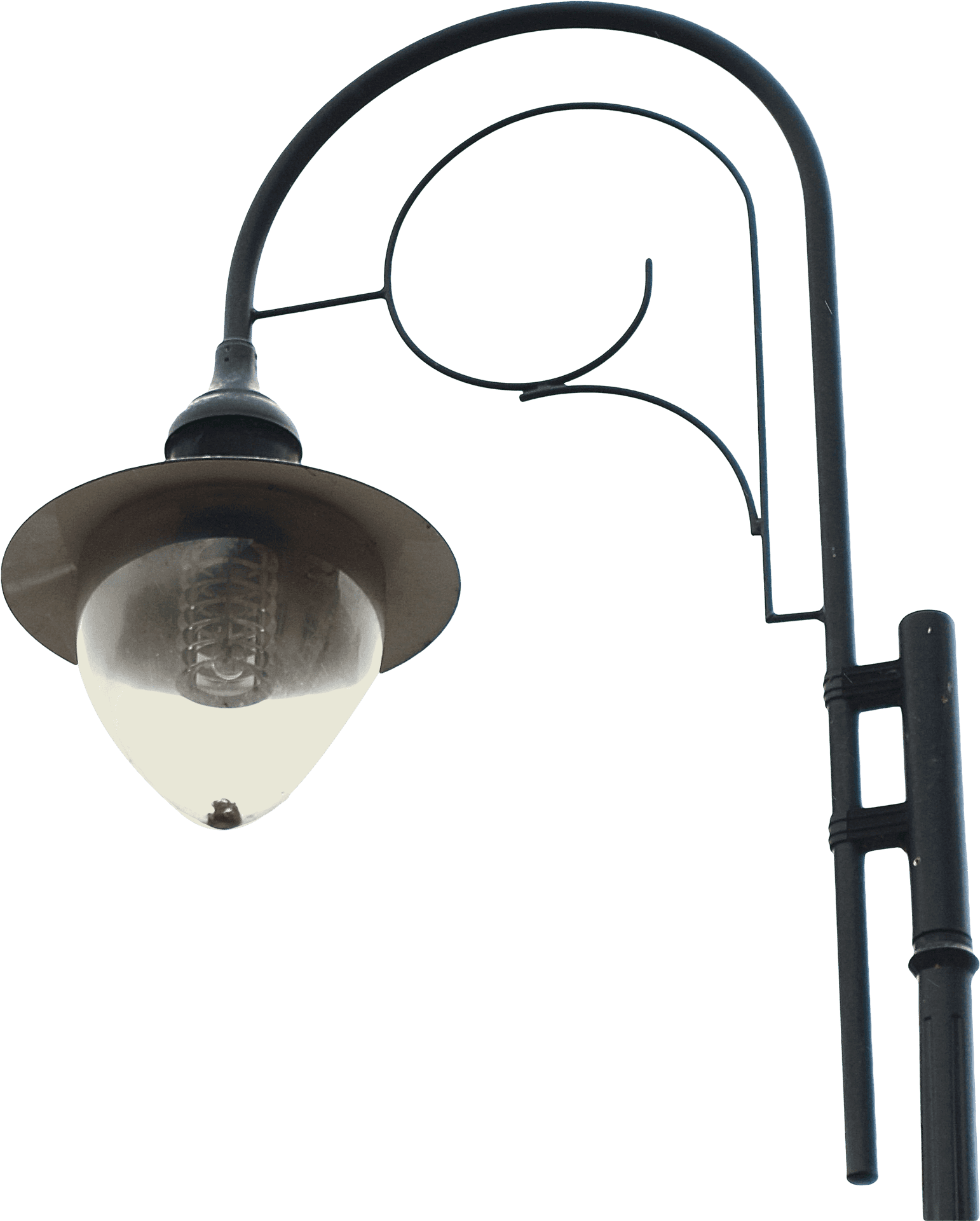 Street Lamp Isolatedon Blue Background PNG image