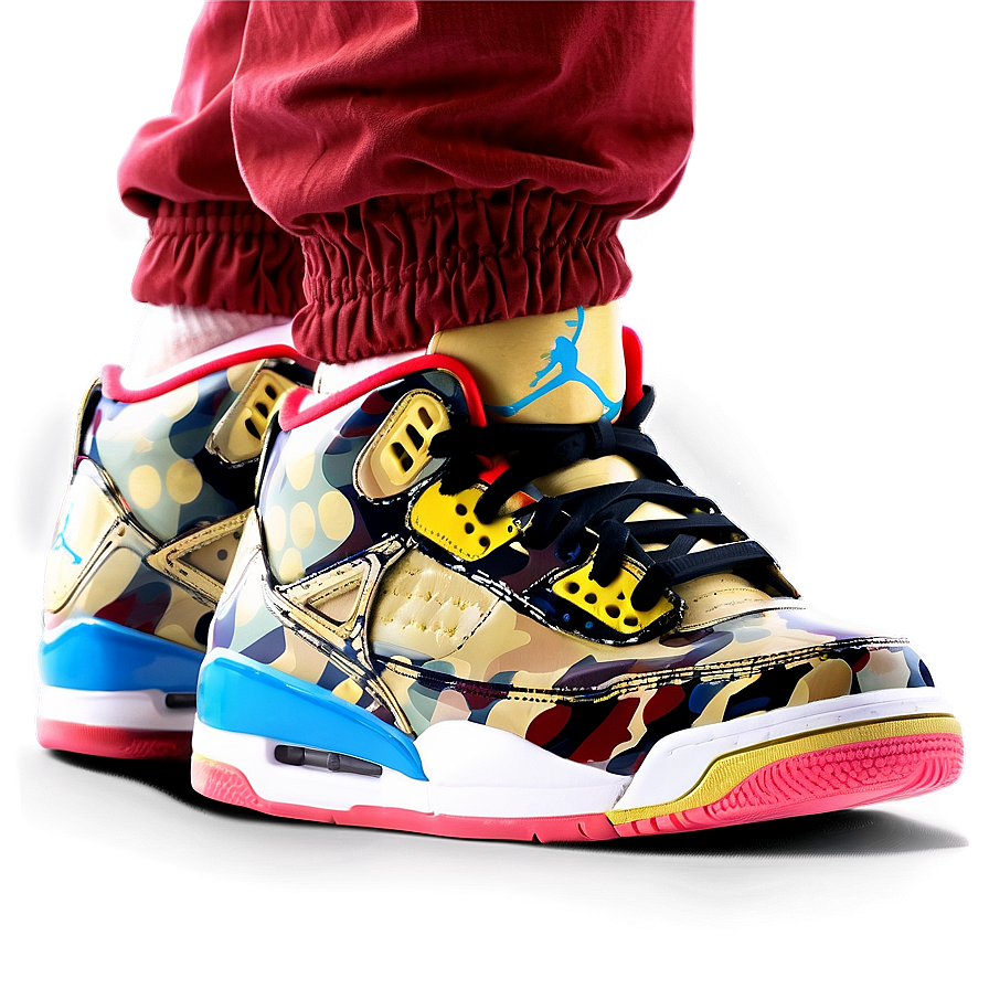 Street Style Jordan Shoes Png 06122024 PNG image