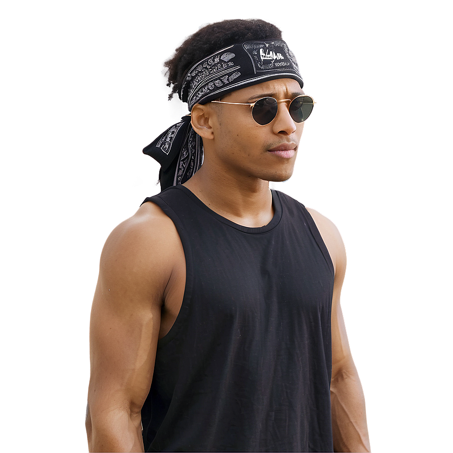 Streetwear Black Bandana Png Jnq50 PNG image