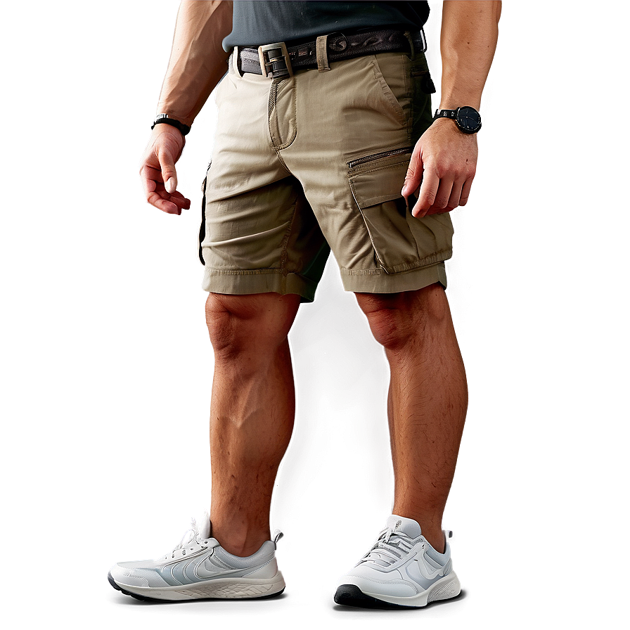 Stretch Cargo Shorts Png 06282024 PNG image