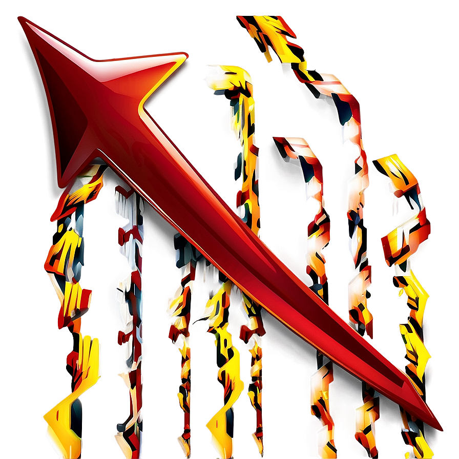 Striking Red Arrow Graphic Png 17 PNG image