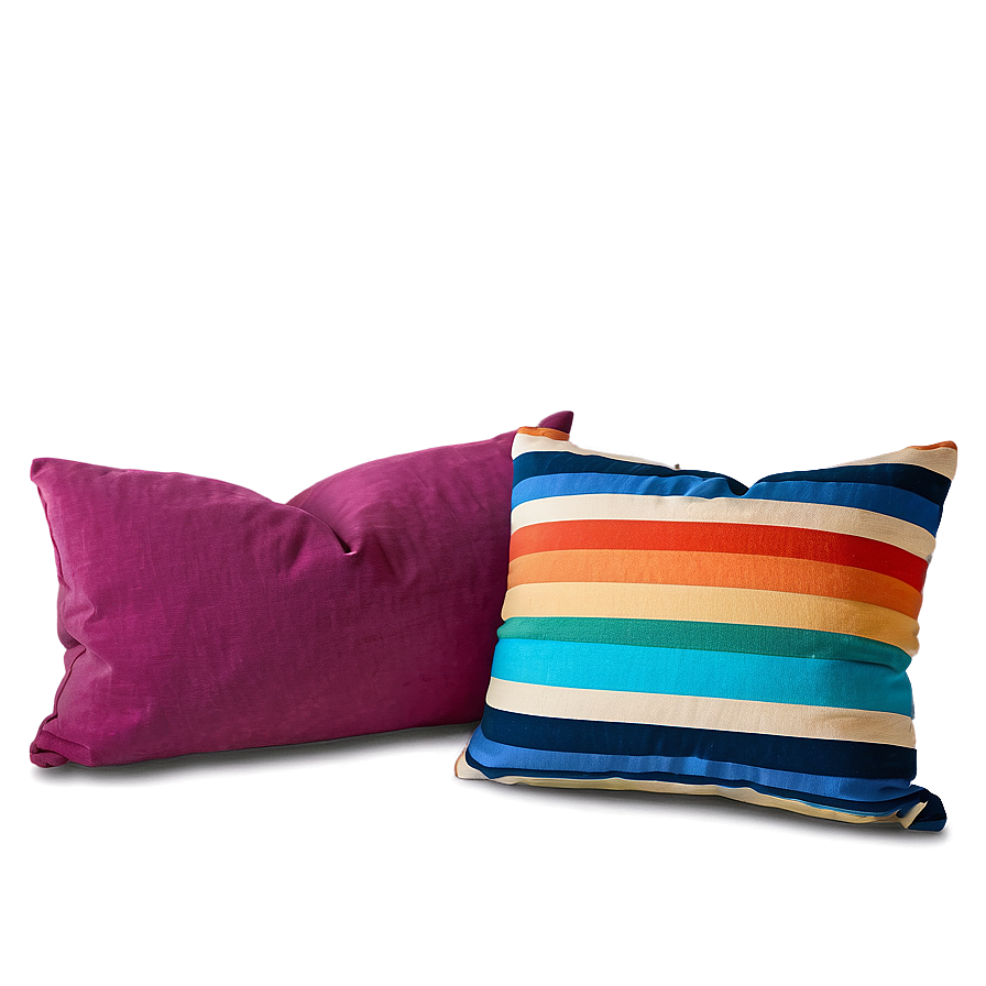 Stripe Throw Pillows Png 06262024 PNG image