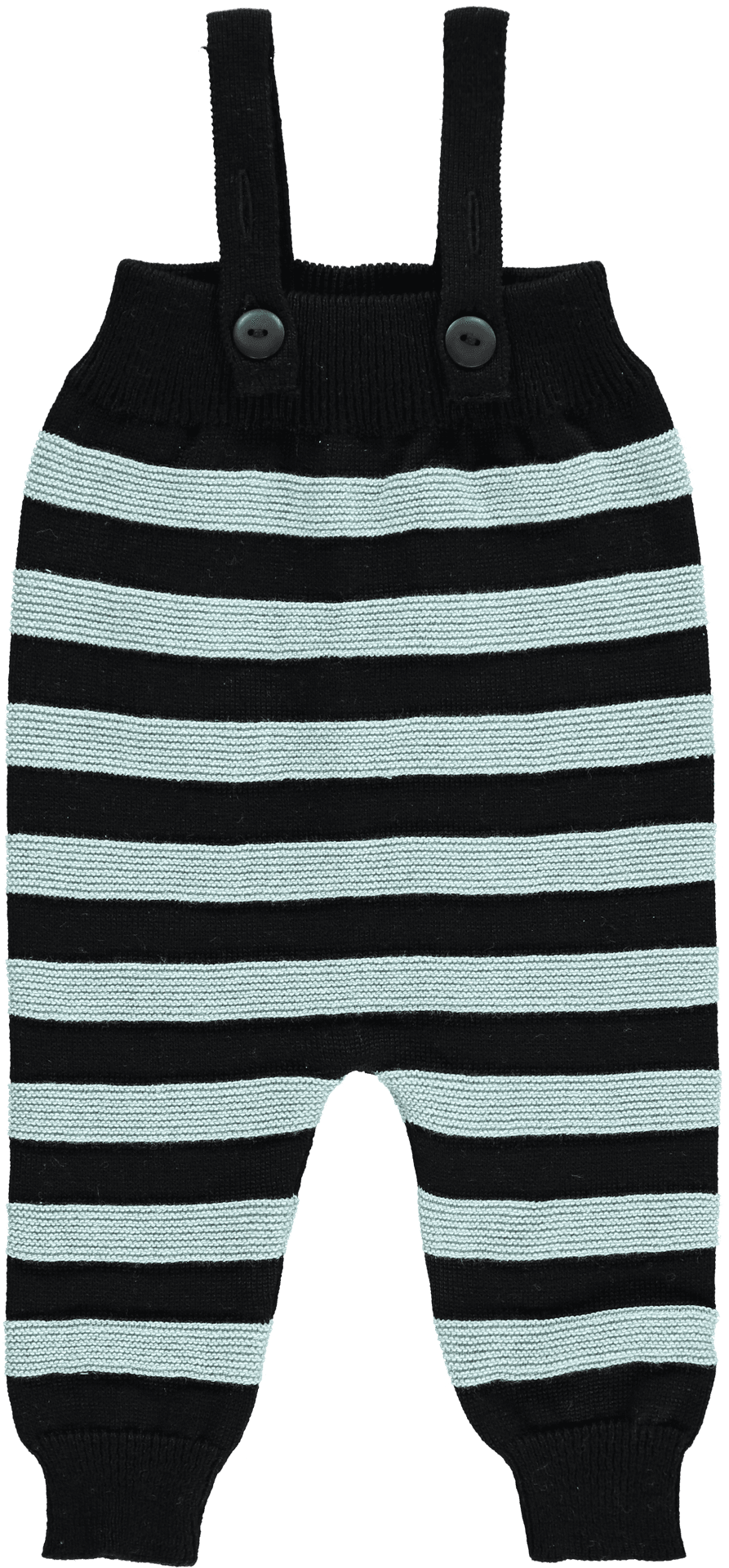 Striped Baby Overalls PNG image