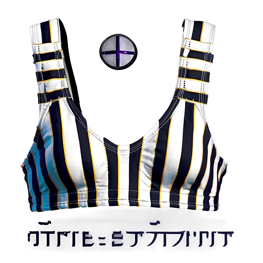 Striped Bikini Top Png 06132024 PNG image