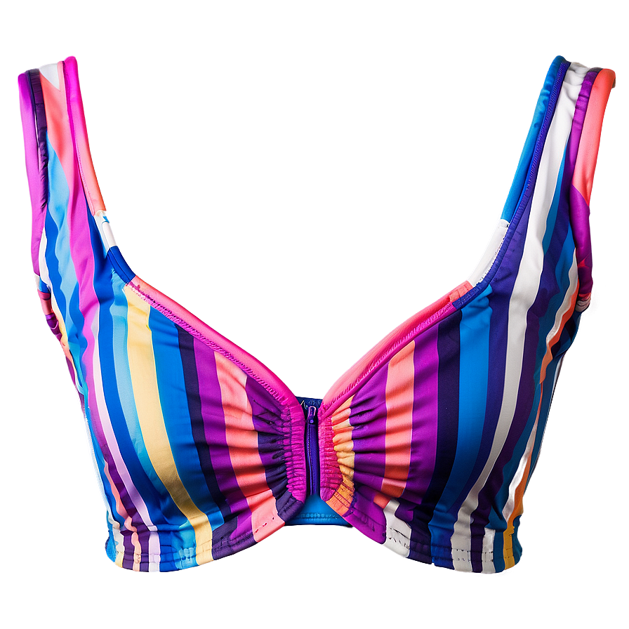 Striped Bikini Top Png Bry81 PNG image