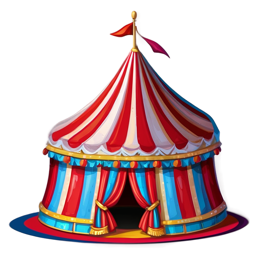 Striped Circus Tent Png Huu51 PNG image