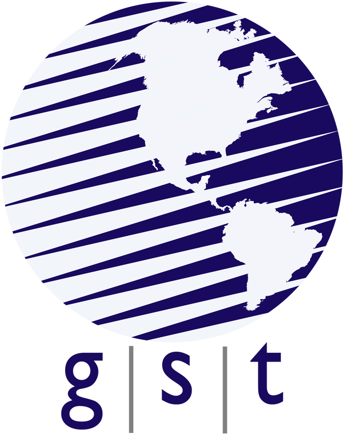 Striped Global Logo Design PNG image