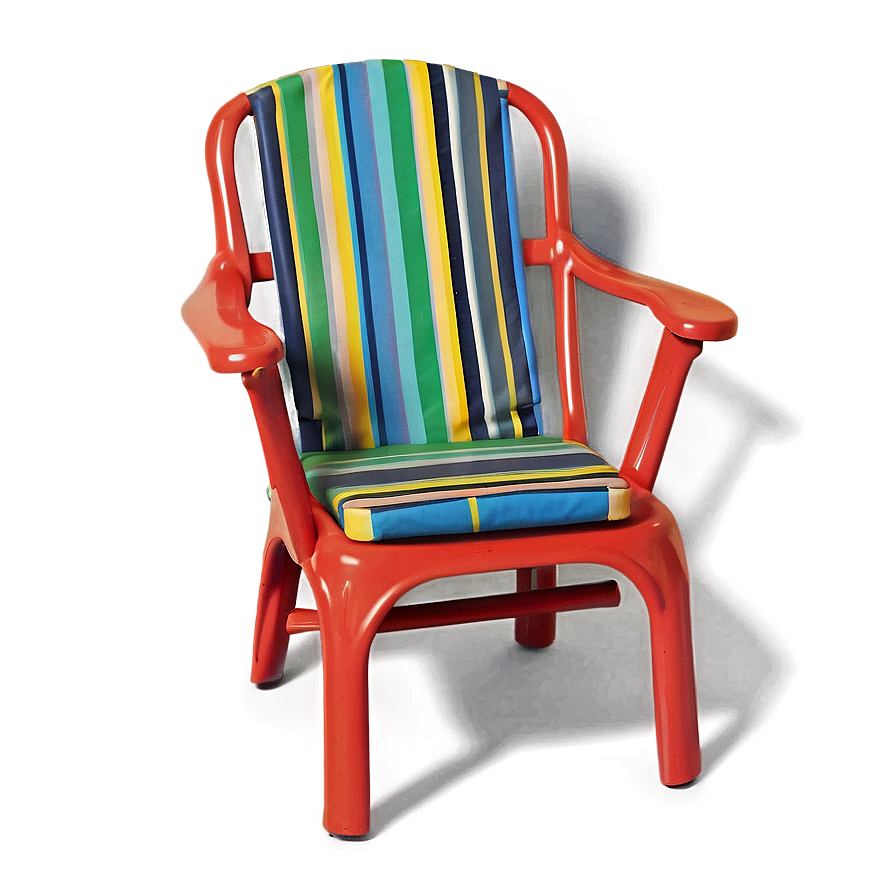 Striped Lawn Chair Png Pnx PNG image