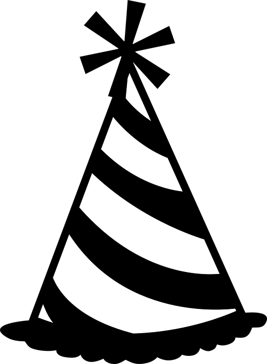 Striped Party Hat Icon PNG image