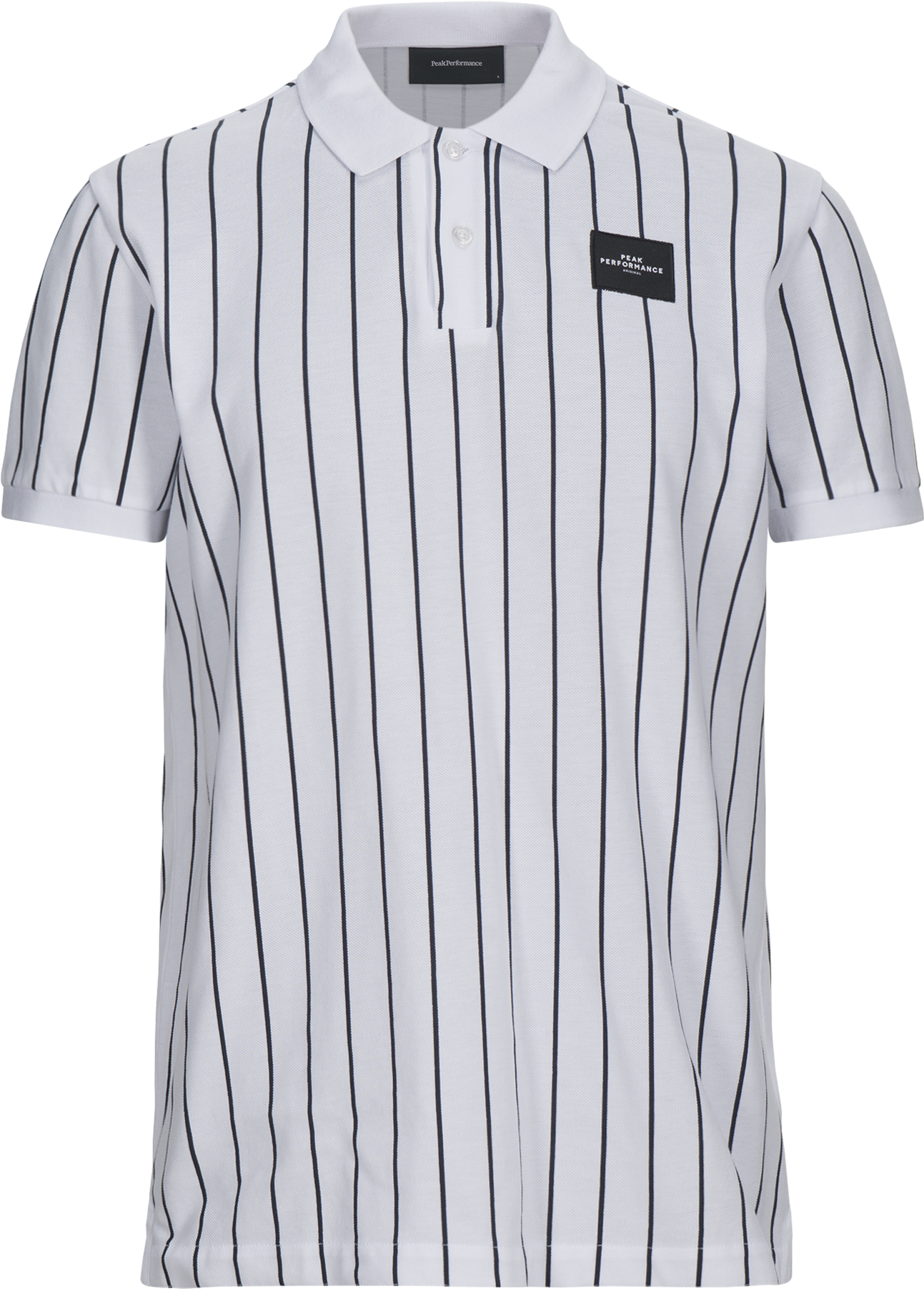 Striped Polo Shirt Product Display PNG image