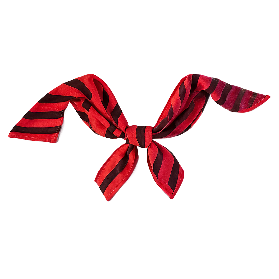 Striped Red Scarf Png Klf58 PNG image