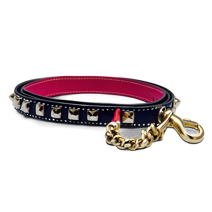 Studded Dog Leash Png Jxo PNG image