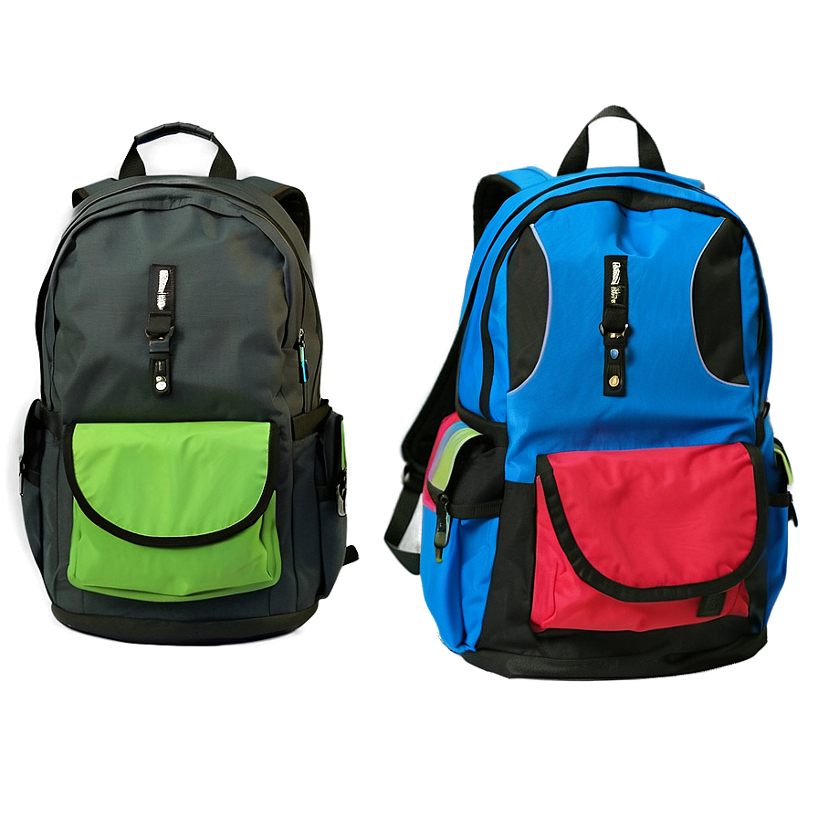 Student Backpack And Supplies Png Mbi90 PNG image