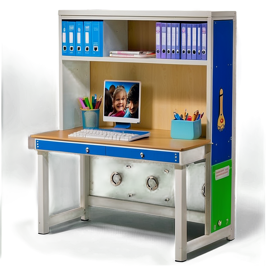 Student Desk With Hutch Png 67 PNG image