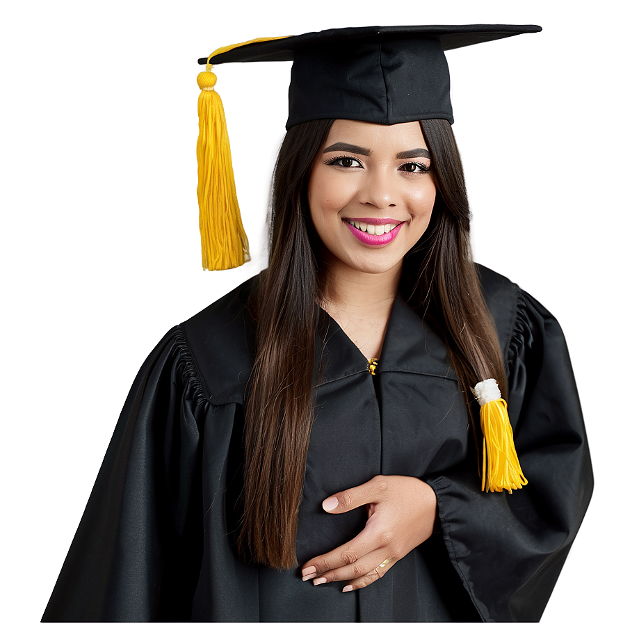 Student With Graduation Cap Png 05232024 PNG image