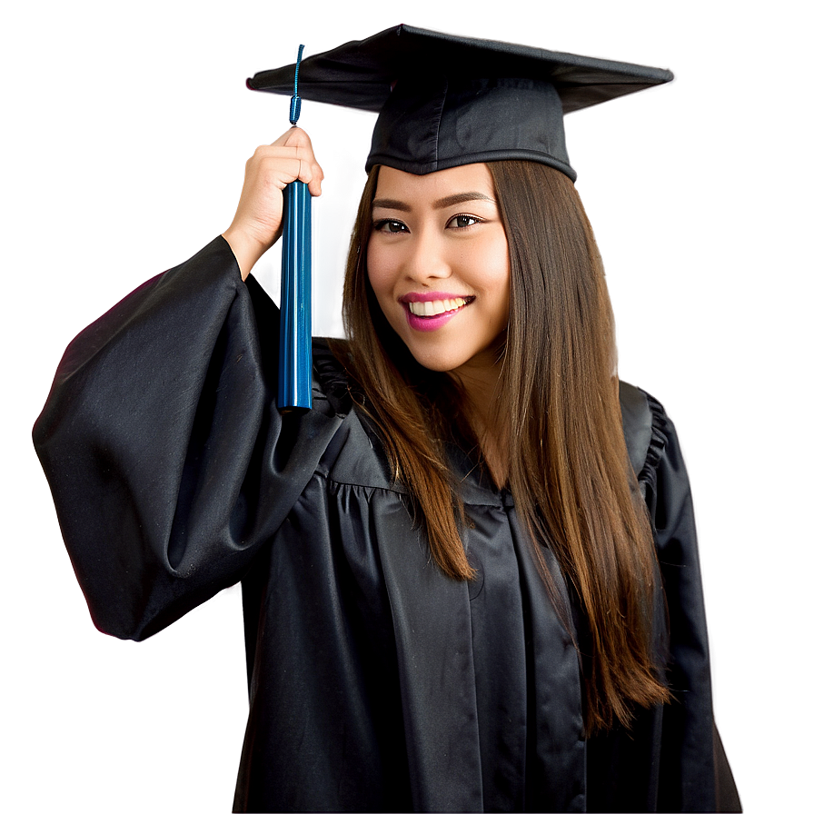 Student With Graduation Cap Png 05232024 PNG image