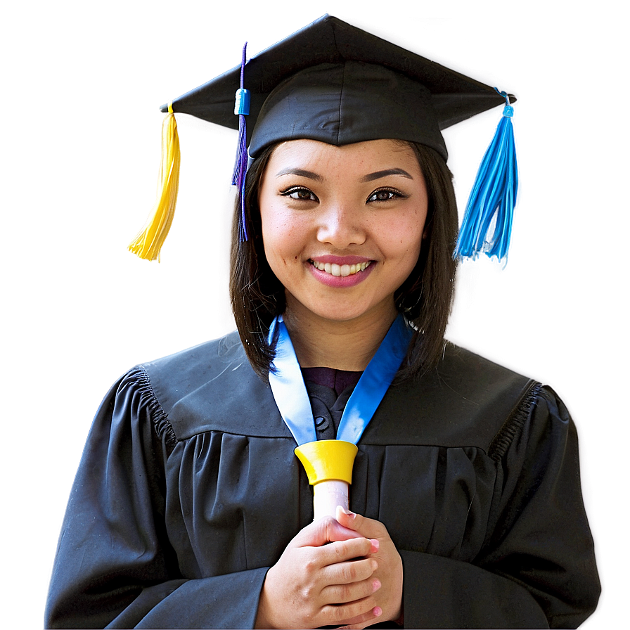 Student With Graduation Cap Png 48 PNG image