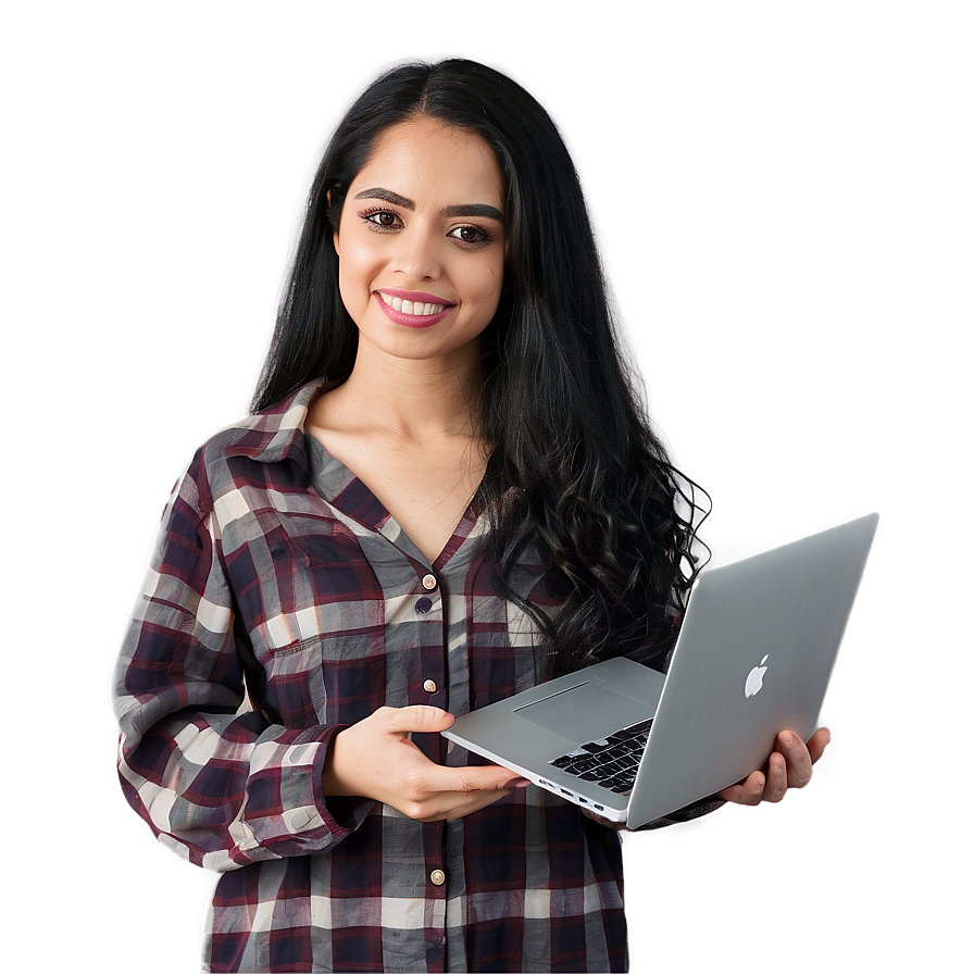 Student With Laptop Png 52 PNG image