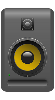 Studio Monitor Speaker Graphic PNG image