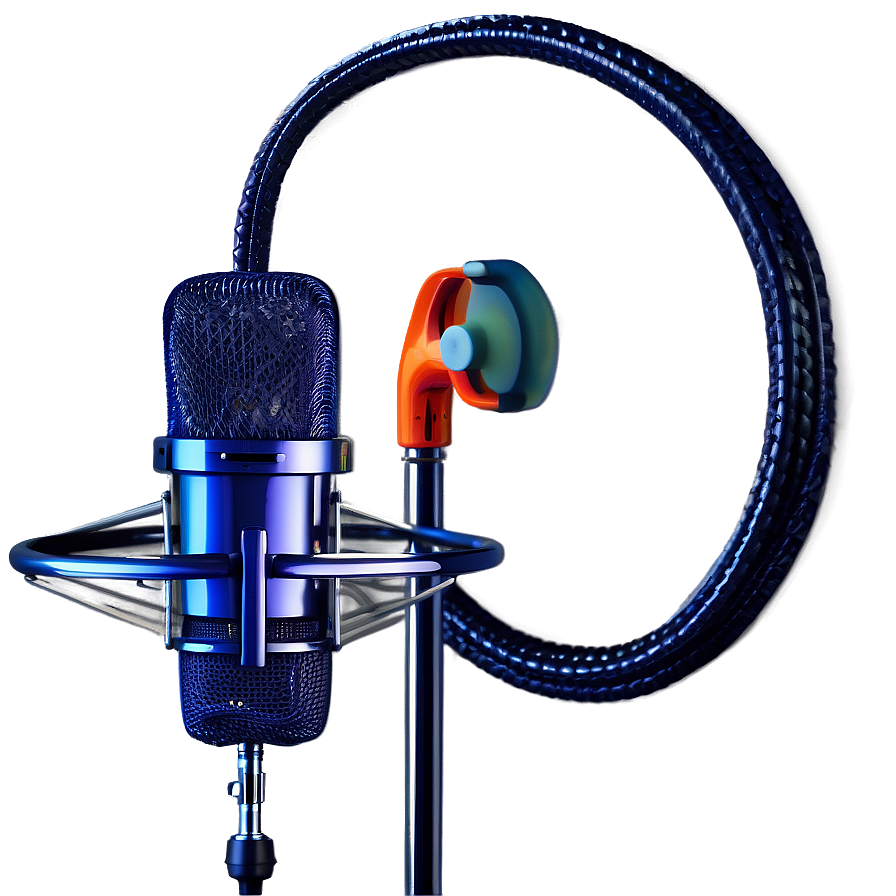 Studio-quality Podcast Mic Png 13 PNG image