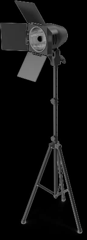 Studio Spotlighton Tripod Stand PNG image