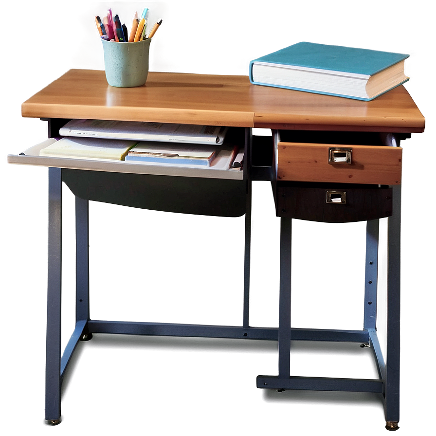 Study Desk Organization Ideas Png 05212024 PNG image