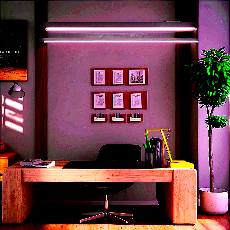 Study Room Decor Inspiration Png 05212024 PNG image