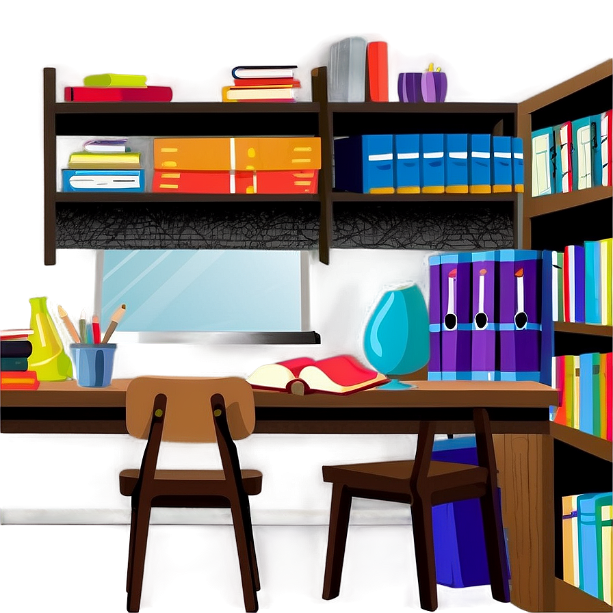 Study Space Makeover Png Mky PNG image