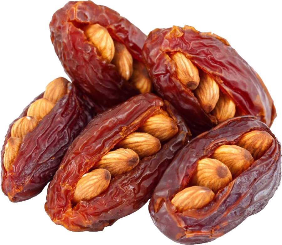 Stuffed Dateswith Almonds PNG image