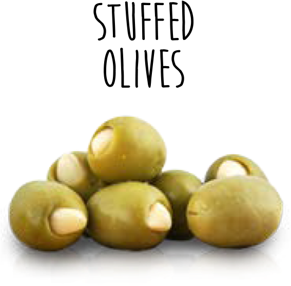 Stuffed Green Olives PNG image