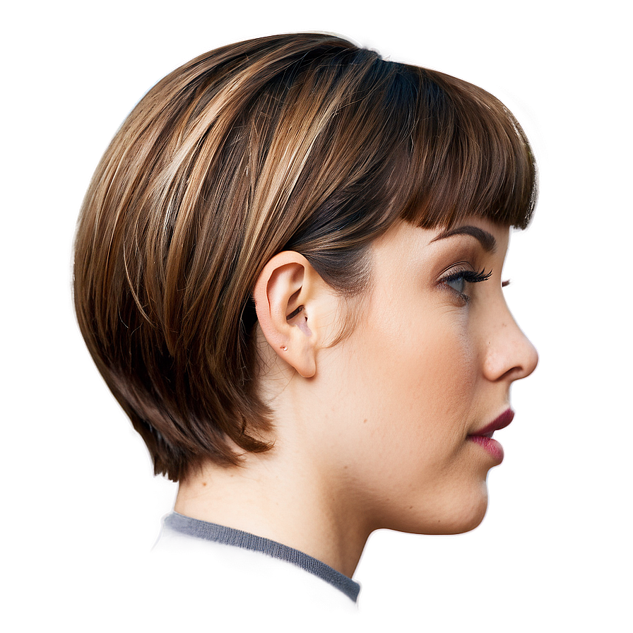 Stunning Short Hairstyle Png 88 PNG image