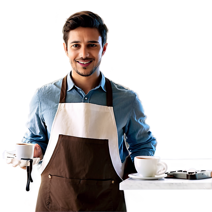 Stylish Barista Gear Png Wht93 PNG image