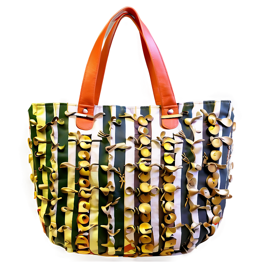 Stylish Beach Bag Design Png 06292024 PNG image