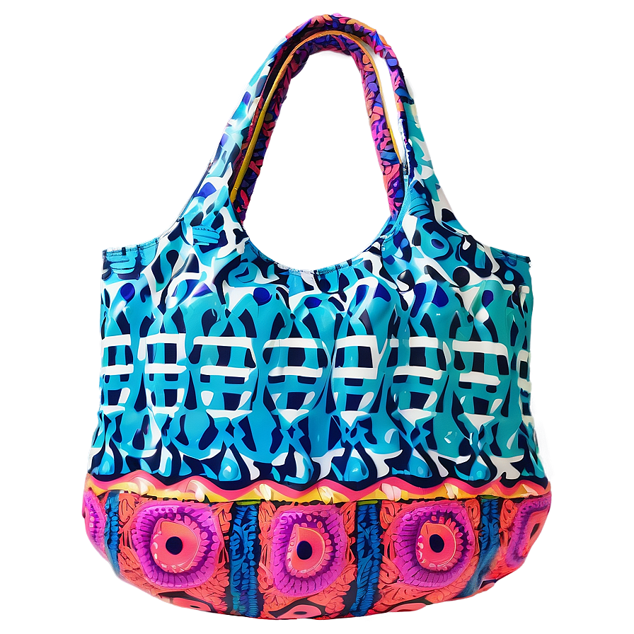 Stylish Beach Bag Design Png 06292024 PNG image