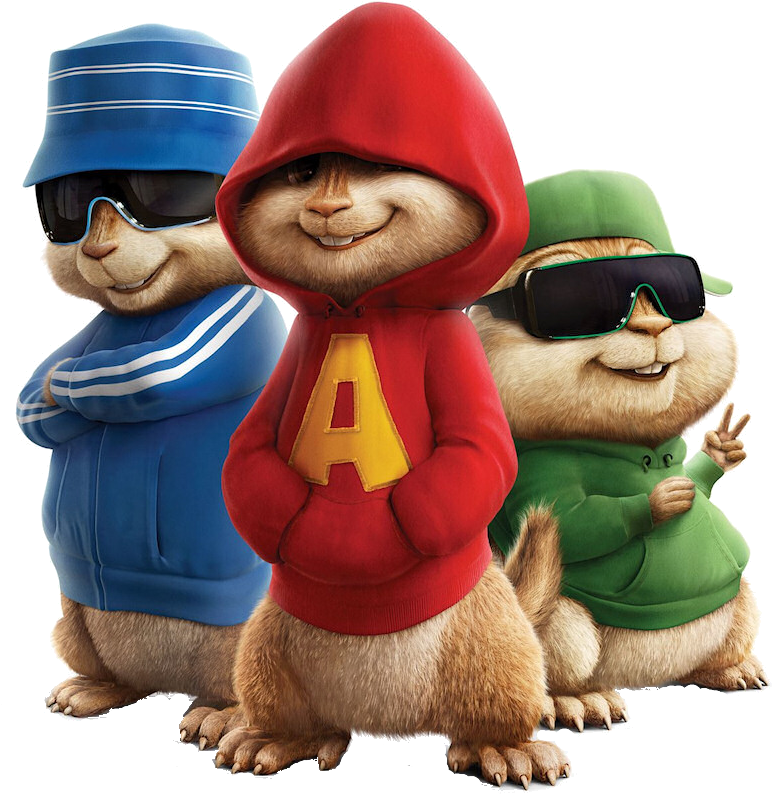 Stylish_ Chipmunks_ Posing PNG image