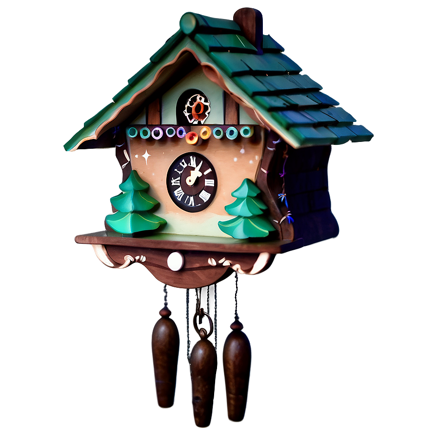 Stylish Cuckoo Clock Png 04292024 PNG image