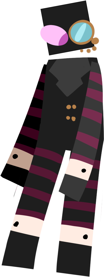 Stylish Endermanwith Accessories PNG image