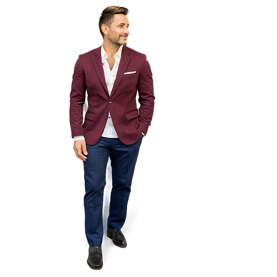 Stylish Man Suit Pose Png 06262024 PNG image