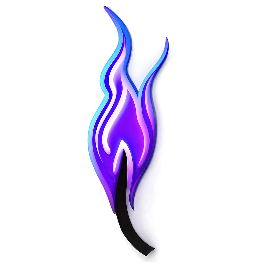 Stylish Purple Flame Png 06272024 PNG image