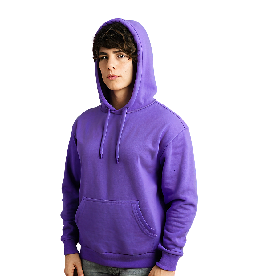 Stylish Purple Hoodie Clipart Png Lsb23 PNG image