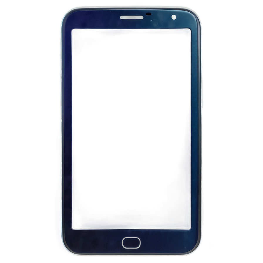 Stylish Smartphone Frame Png 06132024 PNG image