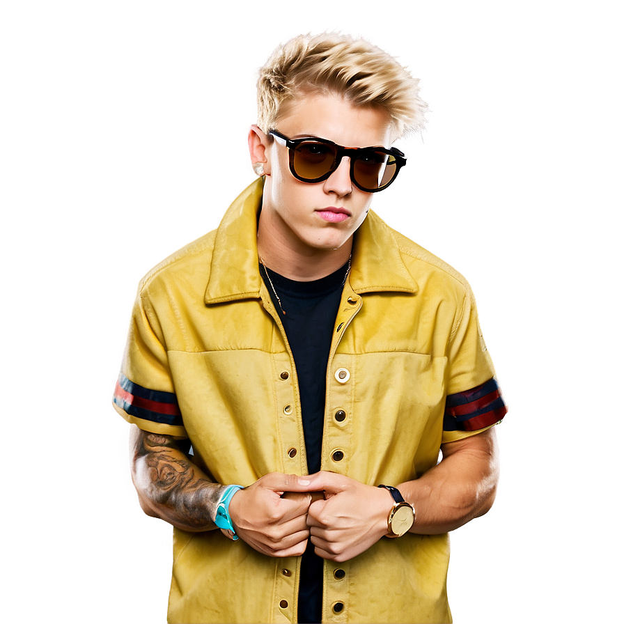 Stylish Young Manwith Sunglasses PNG image