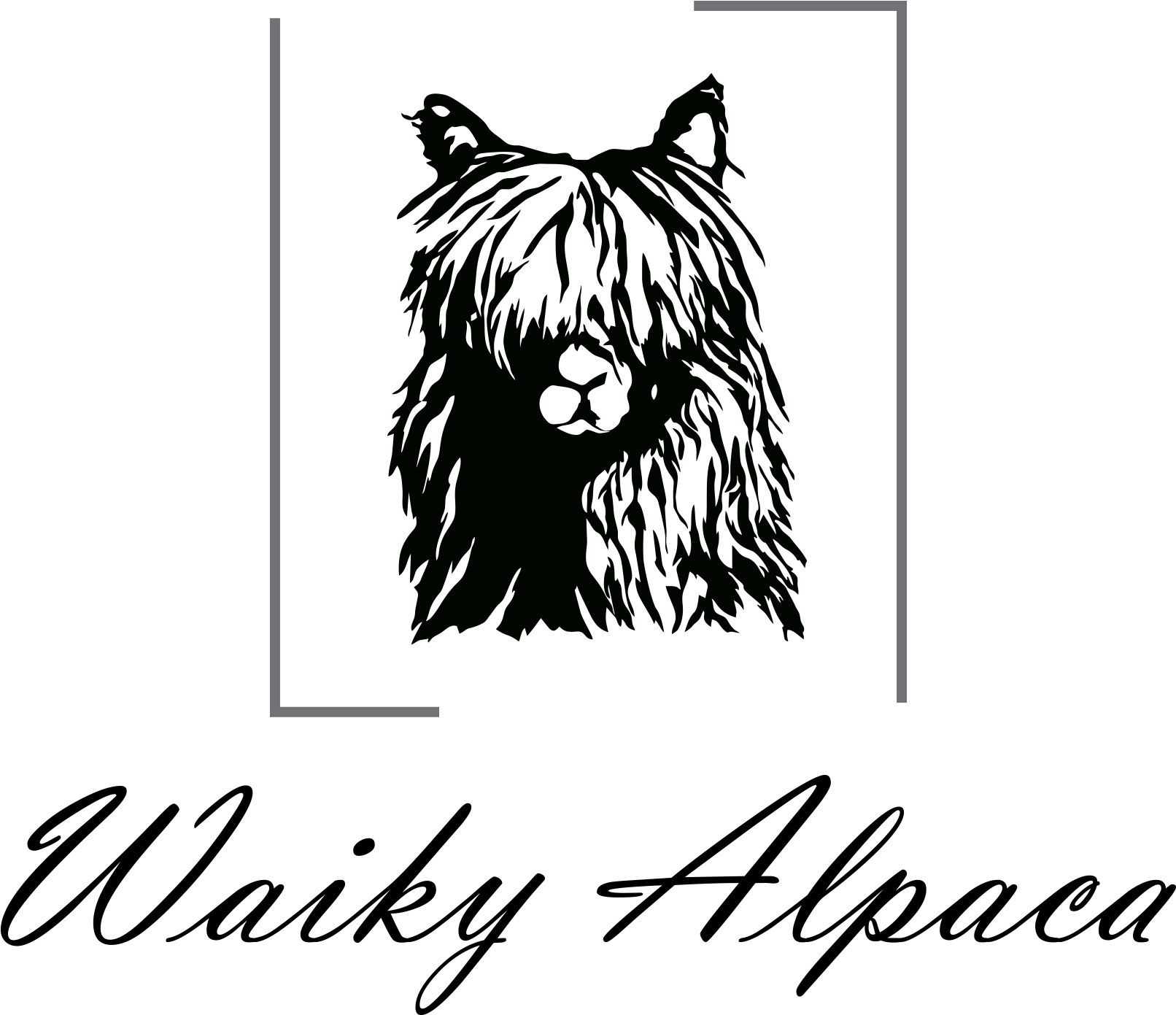 Stylized Alpaca Logo PNG image
