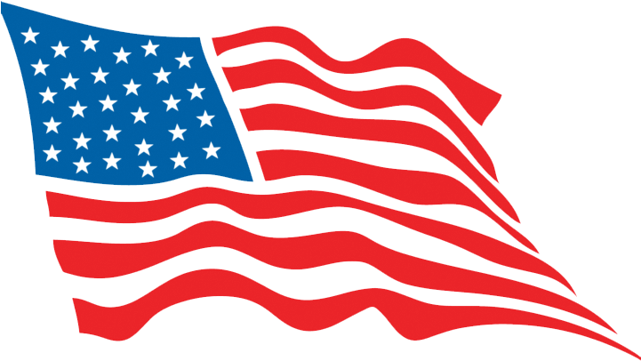 Stylized American Flag Illustration PNG image