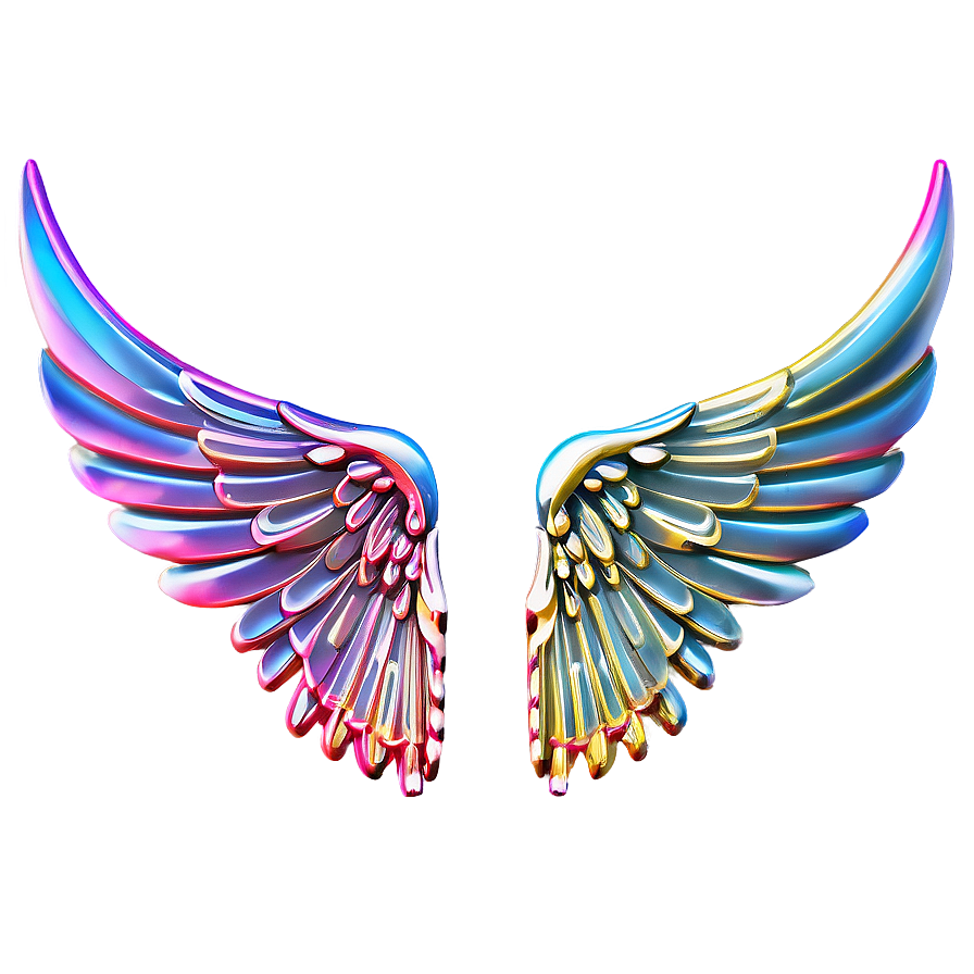 Stylized Angel Wings Symbol Png Aoi PNG image